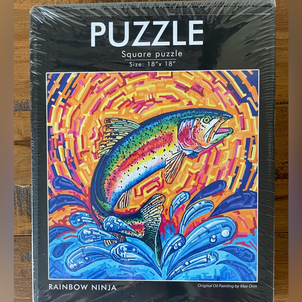 Vibrant Rainbow Fish Puzzle